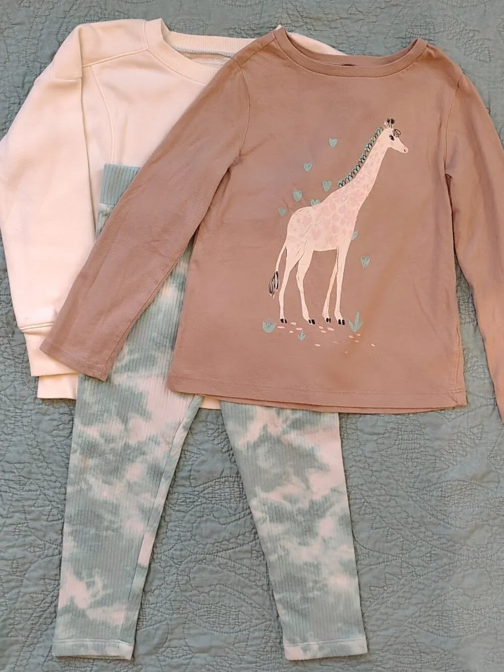 Oshkosh & Carter Sweater Giraffe Outfit Kid Girl Size 6